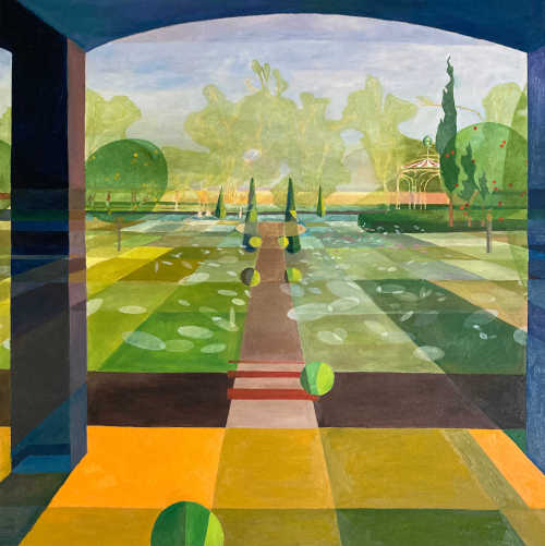 Giardini dell�inizio, �l auf Leinwand, 9/2023